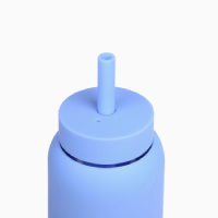 Bink silikonowa nasadka z rurką do butelki Mini cornflower