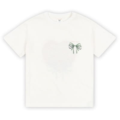 Konges Slojd koszulka Whos your mama kids tee antique white