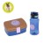 Lassig Lunchbox + Tritanowa butelka bidon 460 ml Little Gang Smile caramel/blue - Zestaw na lunch dla dzieci