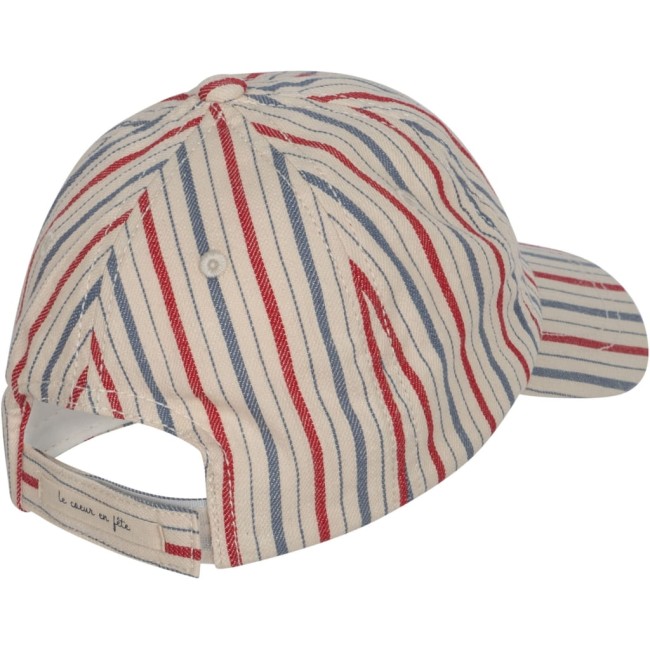 Czapka Konges Slojd z daszkiem Marlon cap Antique stripe