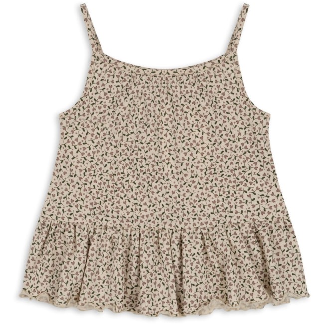 Konges Slojd top Lin frill strap milk tank