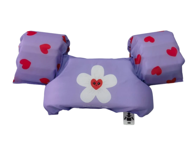 The Swim Essentials Puddle Jumper 2-6 lat Lila hearts 2023SE512-3901