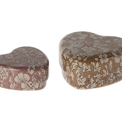 Pudełeczko na ząbek Maileg 2 szt. Tooth Box Blue/Ochre blossom