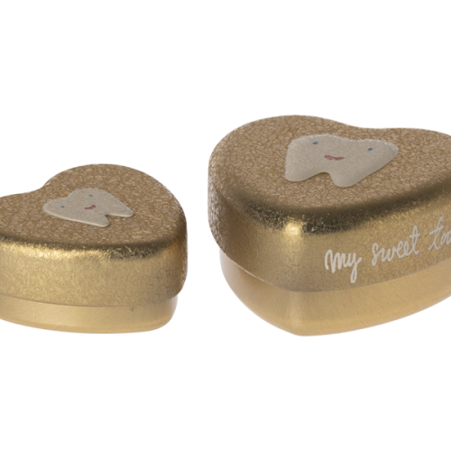Maileg pudełeczko na ząbek 2 szt. Tooth Box Gold