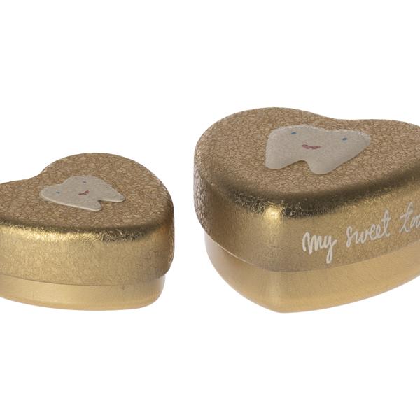 Maileg pudełeczko na ząbek 2 szt. Tooth Box Gold