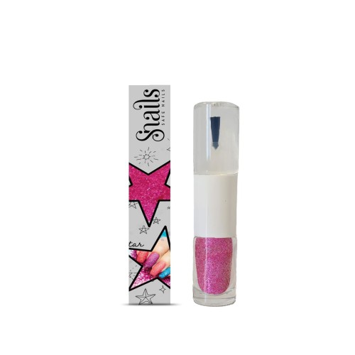 Snails Brokatowy lakier do paznokci 2w1 Magic Dust pink