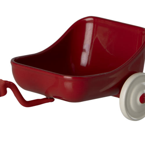 Maileg przyczepka do rowerka Tricycle hanger Mouse Red