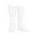 Condor podkolanówki ribbed cream no.202