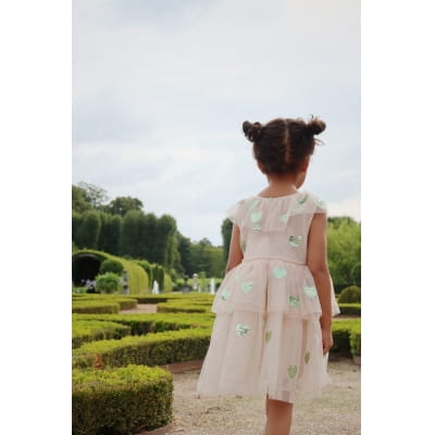 Konges Slojd sukienka Yvonne dress coeur verde