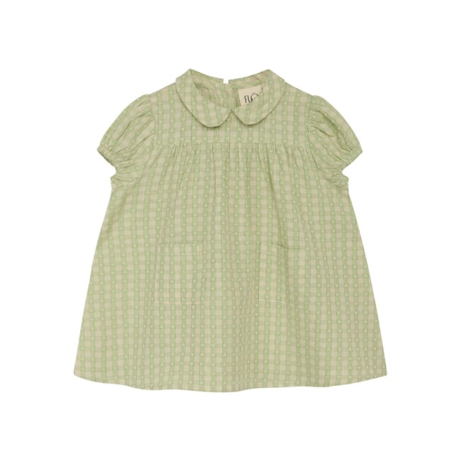 Floss sukienka Stella Lime Gingham