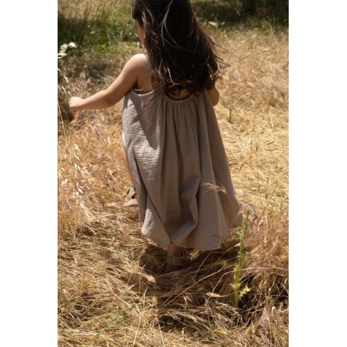 Sukienka muślin Konges Slojd Olive strap dress Pure Cashmere