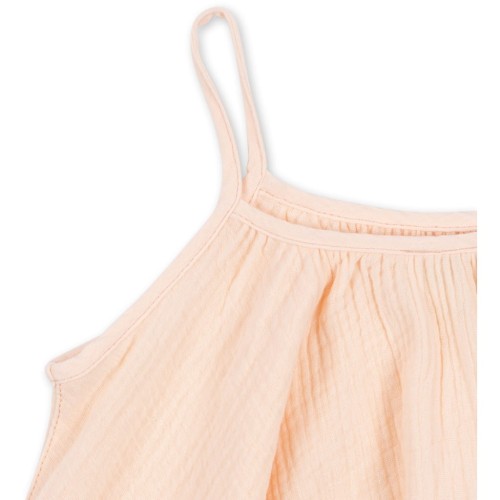 Konges Slojd sukienka muślin Olive strap dress Peach Dust