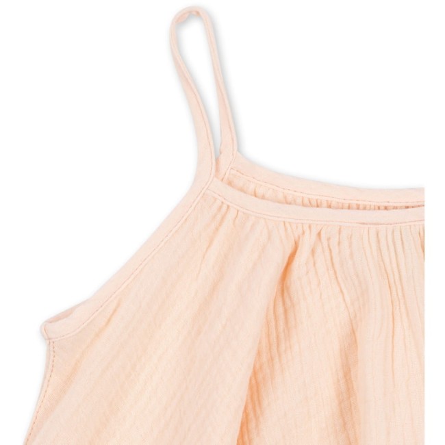 Konges Slojd sukienka muślin Olive strap dress Peach Dust