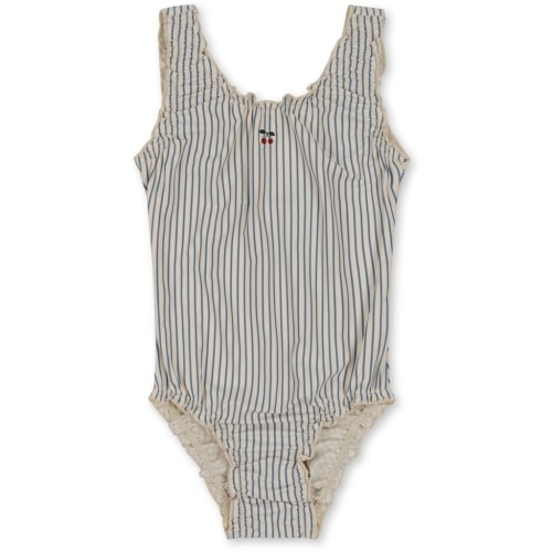 Konges Slojd strój kąpielowy Collette swimsuit Blue stripe