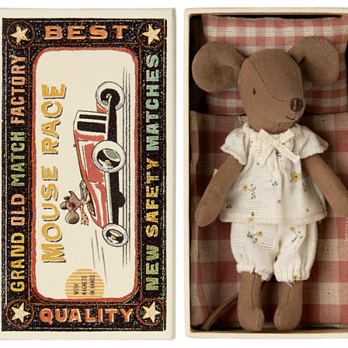 Maileg Big sister mouse in matchbox