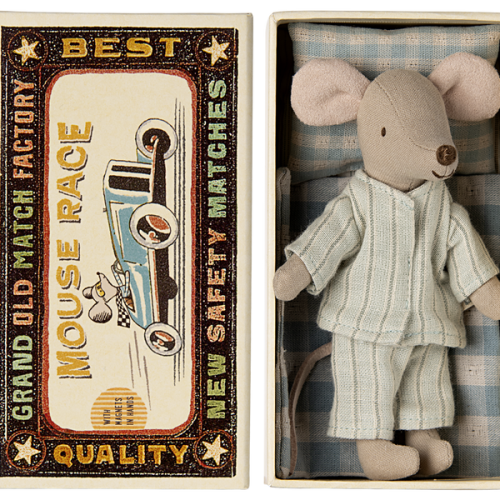 Maileg Big brother mouse in matchbox