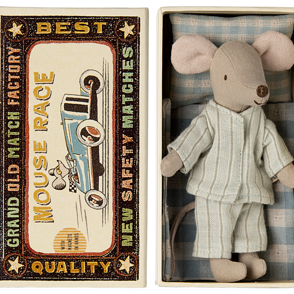 Maileg Big brother mouse in matchbox