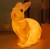 Egmont Toys Lampka nocna Królik biały LED R-238