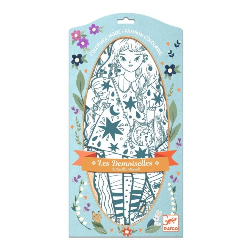 Djeco Kolorowanki elegantki Angele