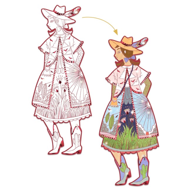 Djeco Kolorowanki elegantki Fiodor