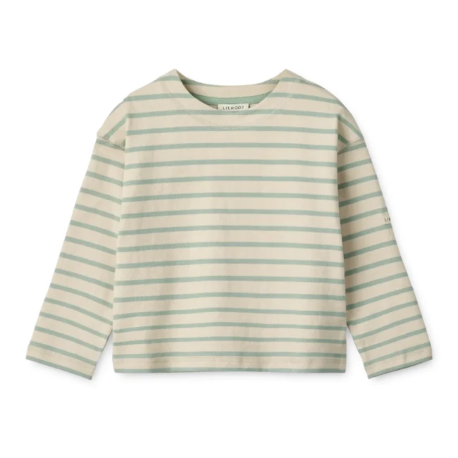 Liewood bluza Farah stripe ice blue