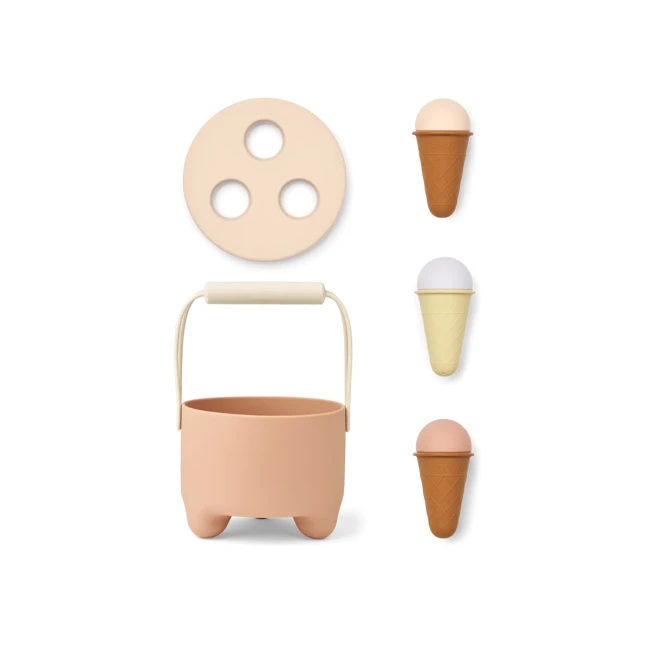 Zestaw do piasku Liewood Fleur ice cream tuscany rose