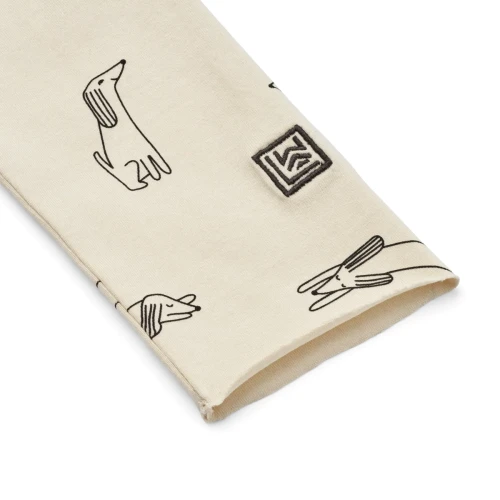 Liewood Marie dog sandy - Legginsy dla dzieci