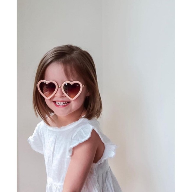 Elle Porte Classic okulary przeciwsłoneczne Heart Peach 3-12 lat