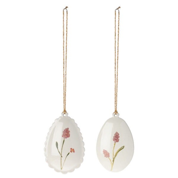 Maileg Dekoracje wielkanocne Easter egg ornament, 2 ass. rose SS23