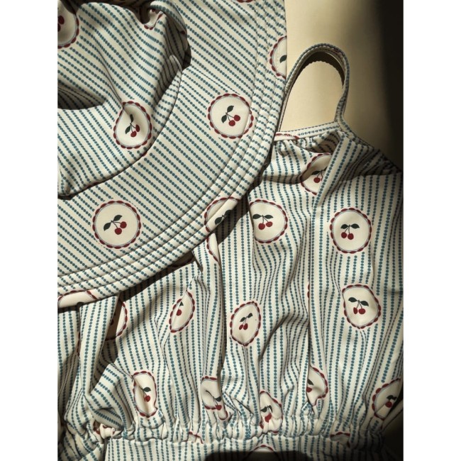 Kapelusz Konges Slojd Cale Swim hat Cherry stripe