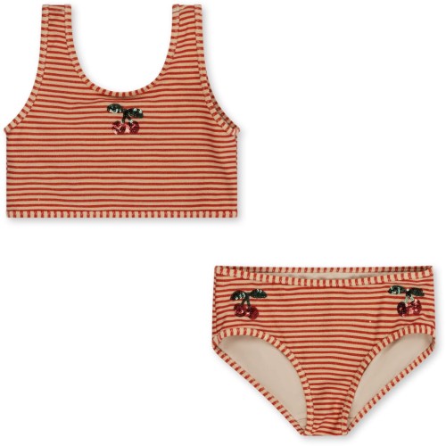 Konges Slojd strój kąpielowy Jade bikini Glitter Stripe