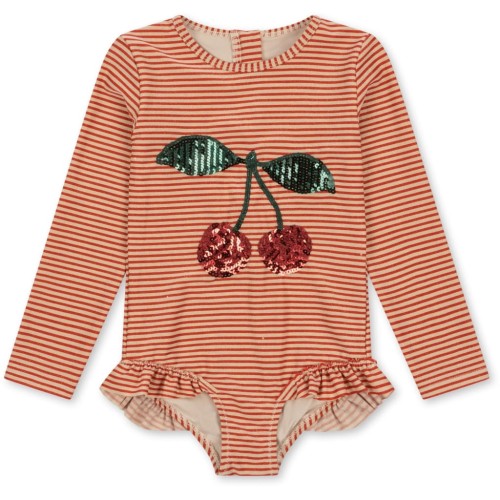 Konges Slojd strój kąpielowy Jade long Glitter Stripe