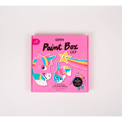 OMY zestaw z numerowanymi kolorowankami Jednorożec 217