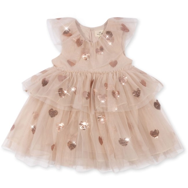 Konges Slojd sukienka Yvonne dress coeur sequins