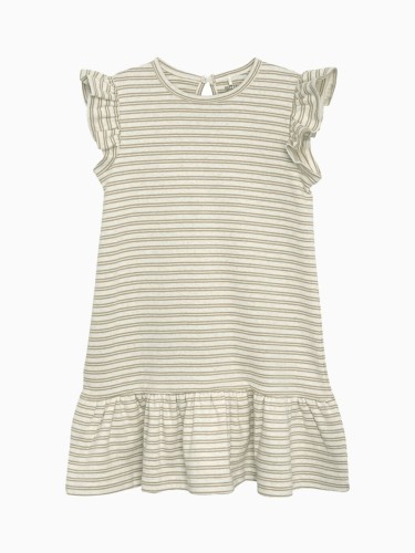 Huttelihut sukienka bawełniana Striped Silver sage