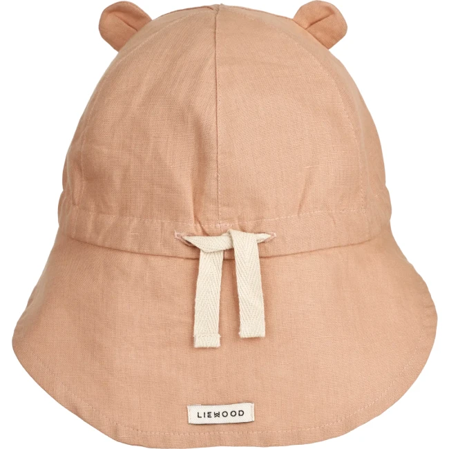Lniany kapelusz Liewood Gorm pale tuscany