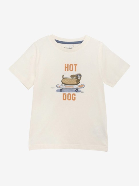 Minymo t-shirt SS eggnog