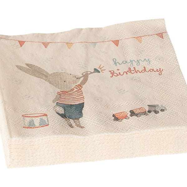 Maileg Serwetki Napkin Happy Day