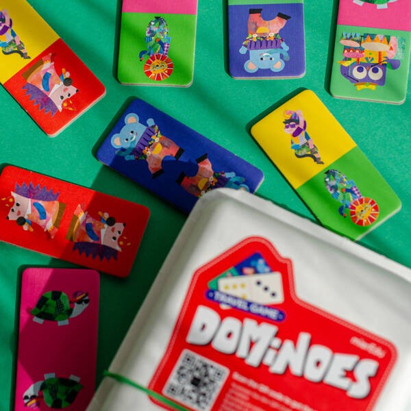 mierEdu Domino Gra podróżna dla dzieci