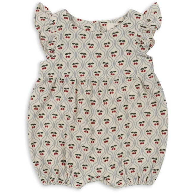 Konges Slojd romper Coco frill Cherry motif