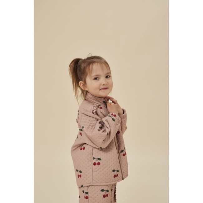 Konges Slojd kurtka jersey thermo frill ma grande cerise blush
