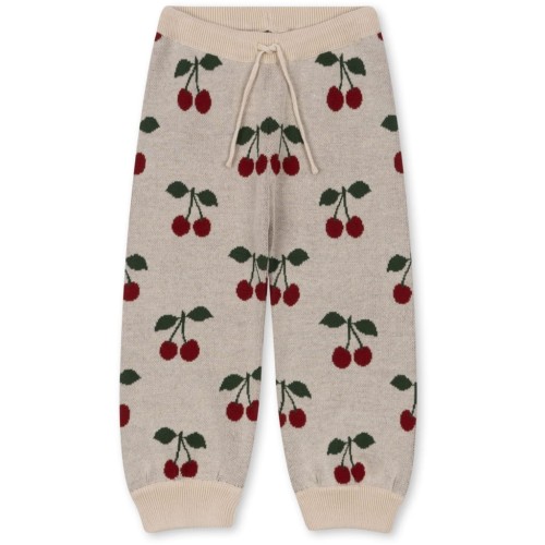 Konges Slojd spodnie dzianinowe Lapis cherry
