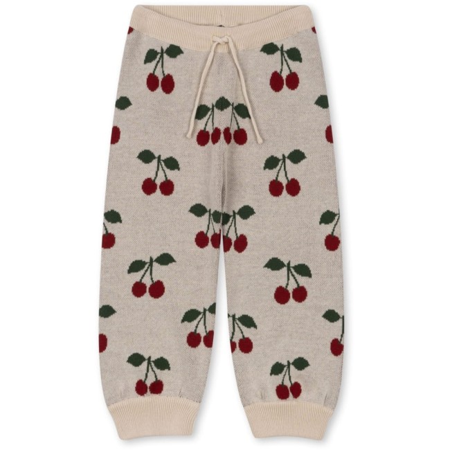 Konges Slojd spodnie dzianinowe Lapis cherry