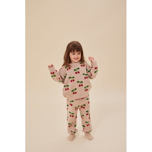 Konges Slojd spodnie dzianinowe Lapis cherry