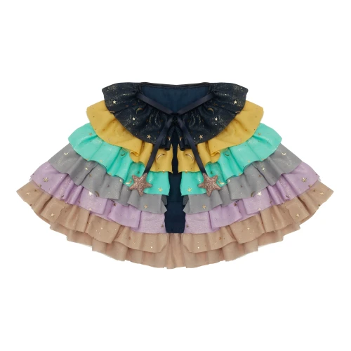 Mimi Lula peleryna Rainbow Ruffle