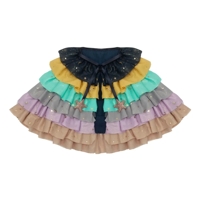Mimi Lula peleryna Rainbow Ruffle