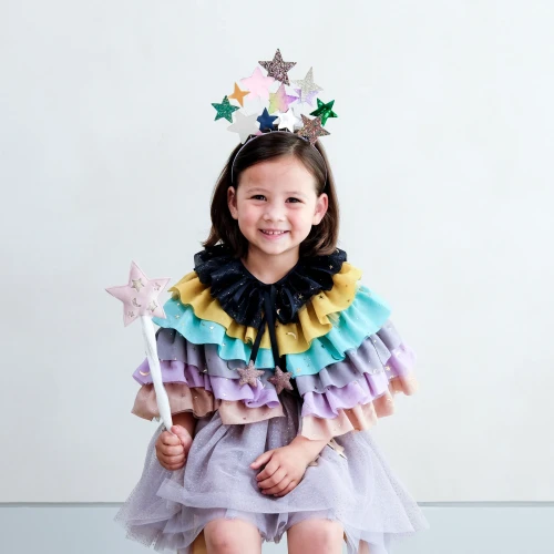 Peleryna Mimi Lula Rainbow Ruffle