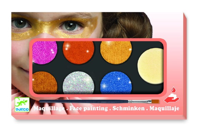 Djeco farby do malowania twarzy Metallic DJ09232 166 696