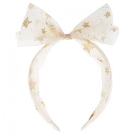 Rockahula Kids opaska na włosy Moonlight Tulle Gold Tie