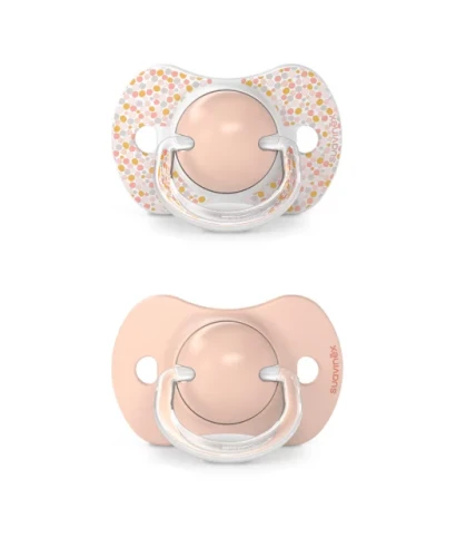 Suavinex Smoczek fizjologiczny SX Pro silikonowy 2szt. 6-18m brzoskwiniowy Dreams